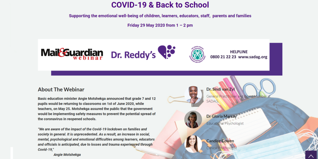 COVID-19 & Back to School Supporting the emotional well-being of ...